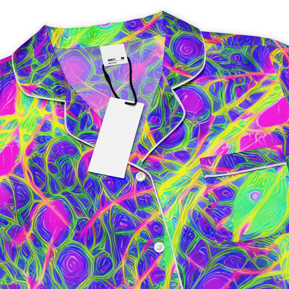 Radiant Wilds on Women's Short Sleeve Pajama Top — Product details