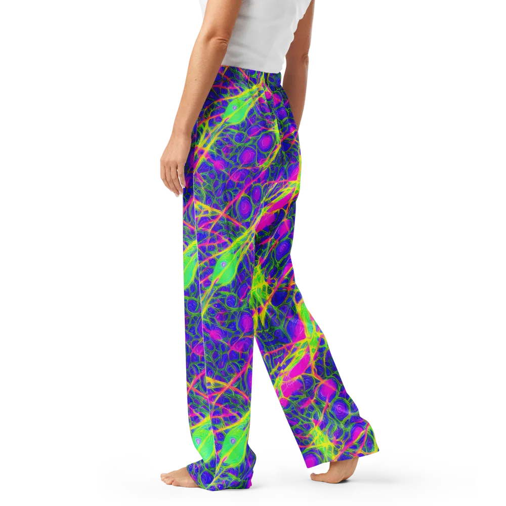 Radiant Wilds on Women's Pajama Pants — Left