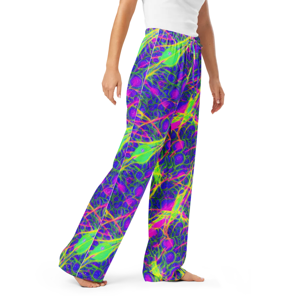 Radiant Wilds on Women's Pajama Pants — Right Front