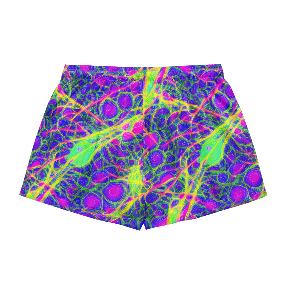 Radiant Wilds on Women's Pajama Shorts — Back