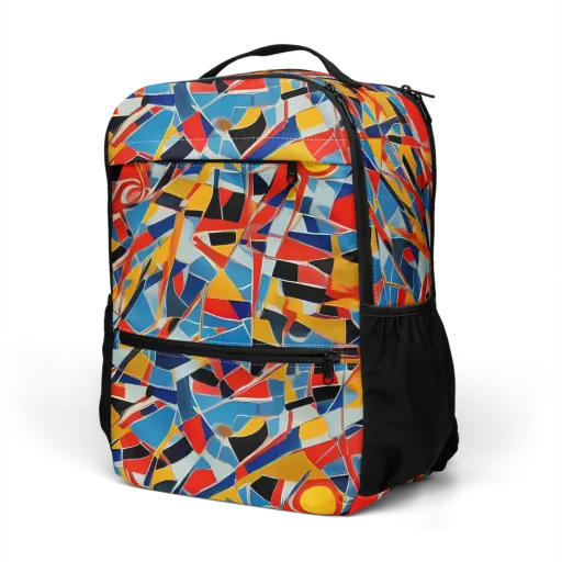 Abstract Mingle on a Utility Backpack