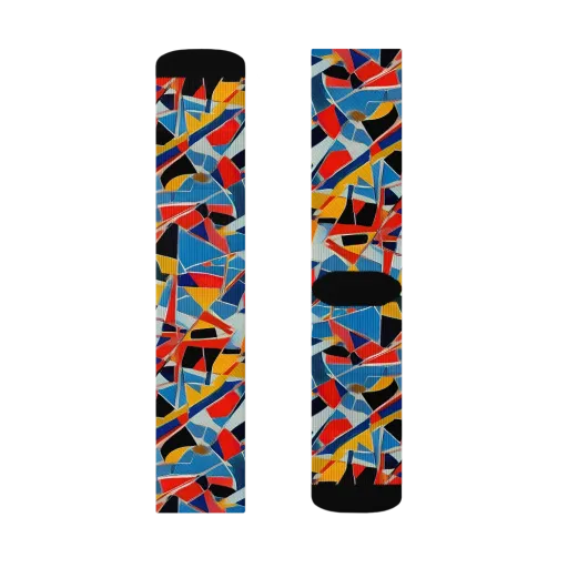 Abstract Mingle on a Socks