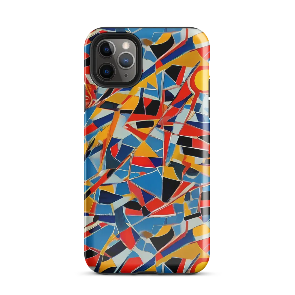 Abstract Mingle on Tough Case for iPhone® — Front