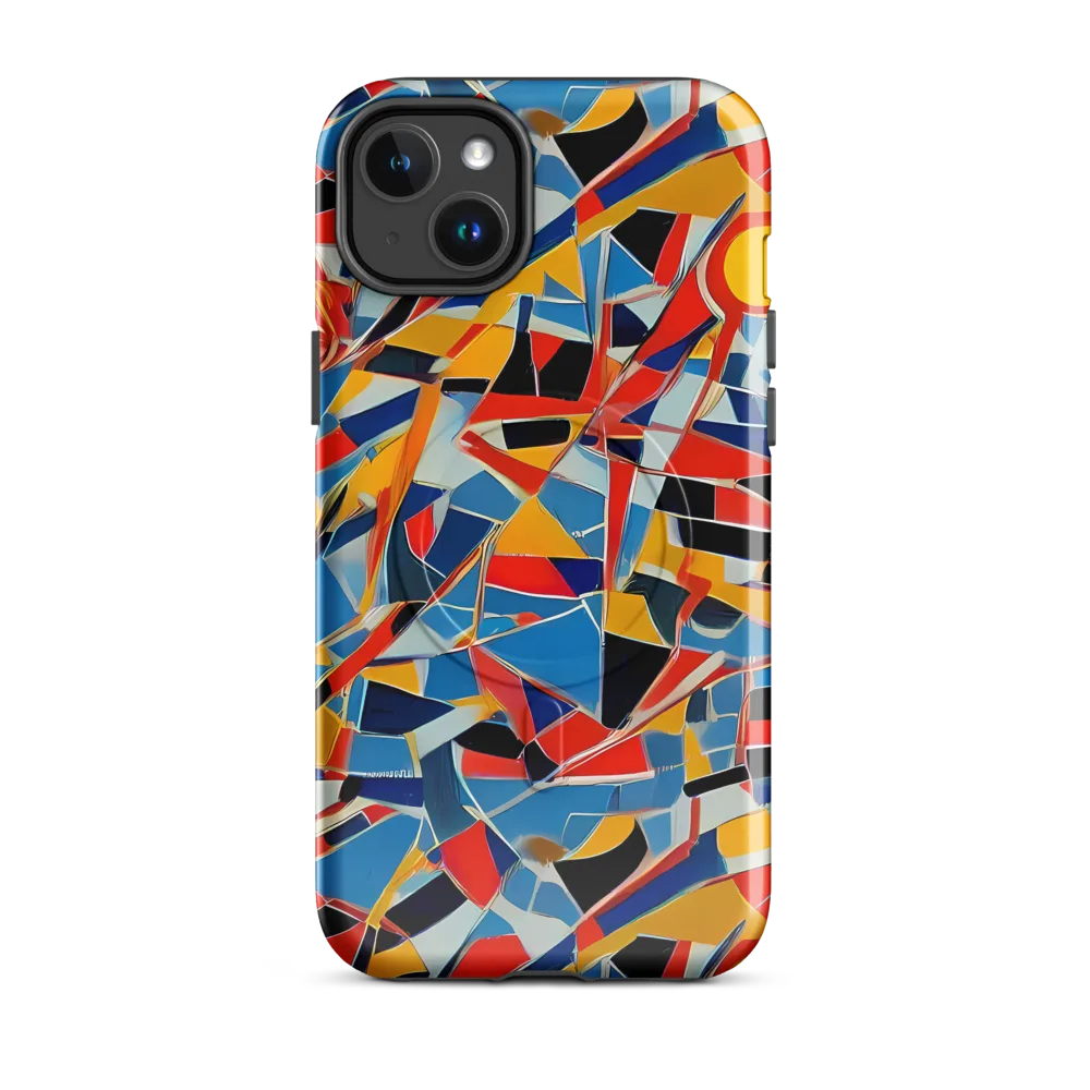 Abstract Mingle on MagSafe Tough Case for iPhone® — Front