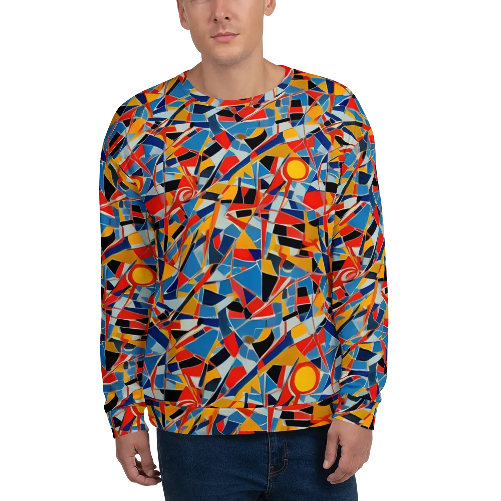 Abstract Mingle on Sweatshirt — Front