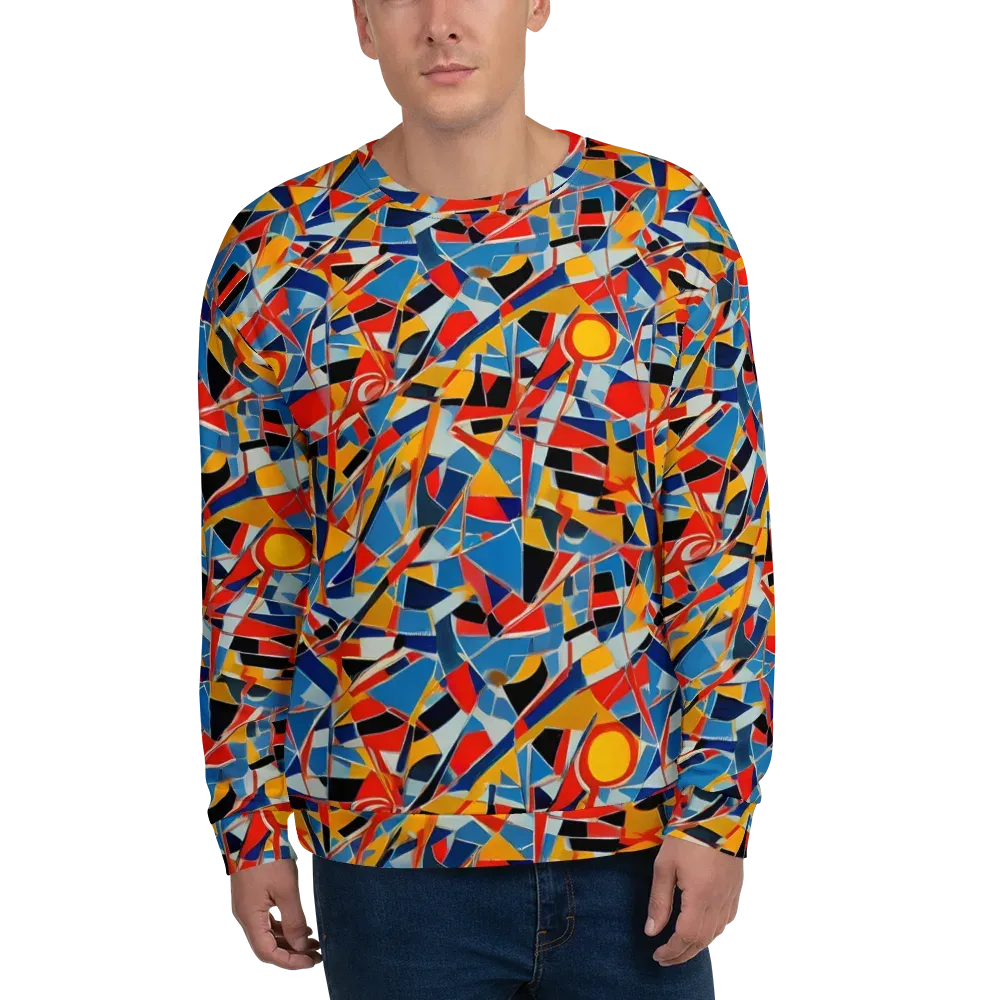 Abstract Mingle on Sweatshirt — Front