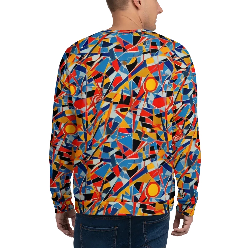 Abstract Mingle on Sweatshirt — Back