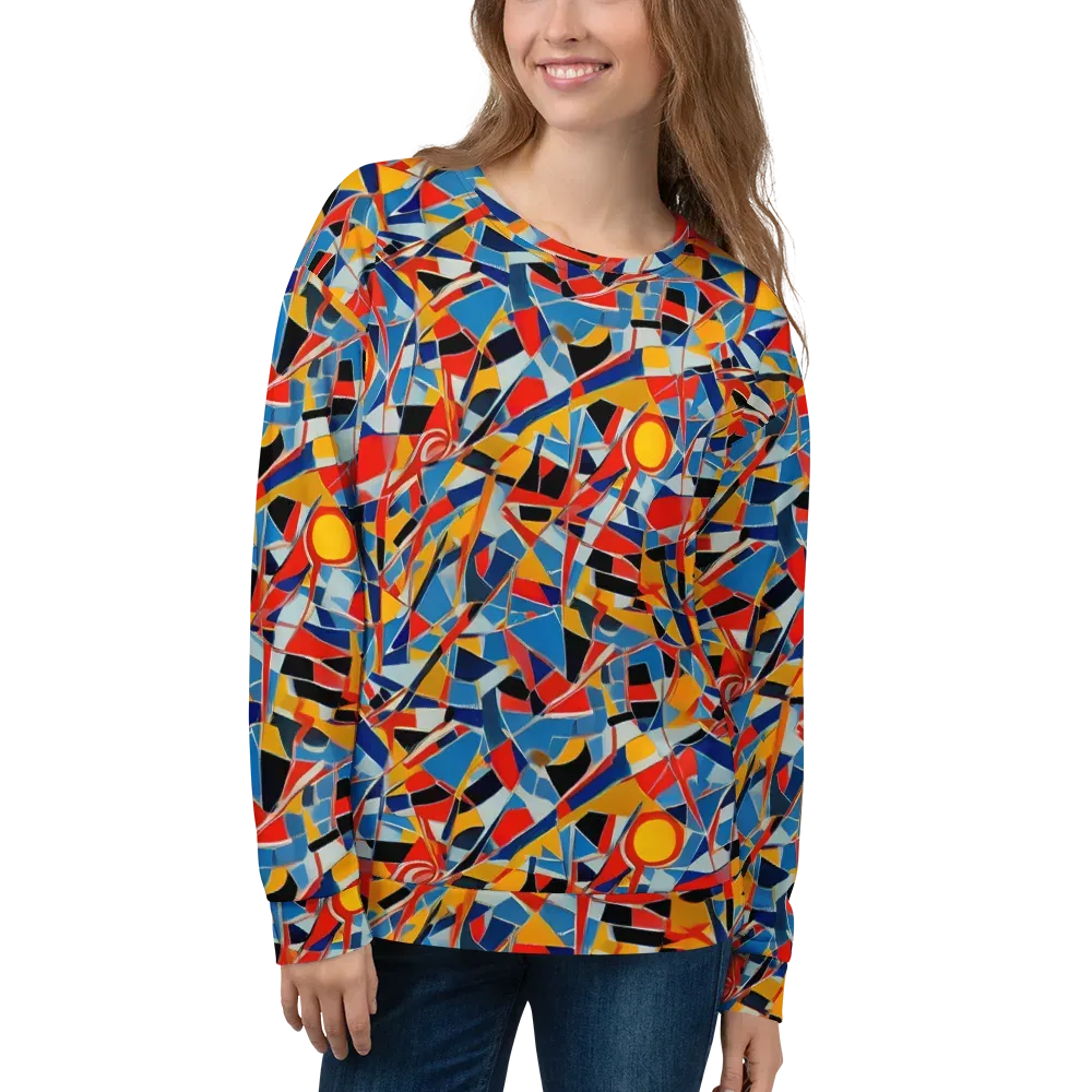 Abstract Mingle on Sweatshirt — Front