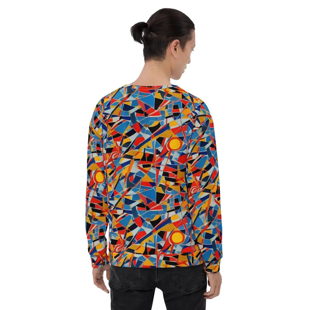 Abstract Mingle on Sweatshirt — Back