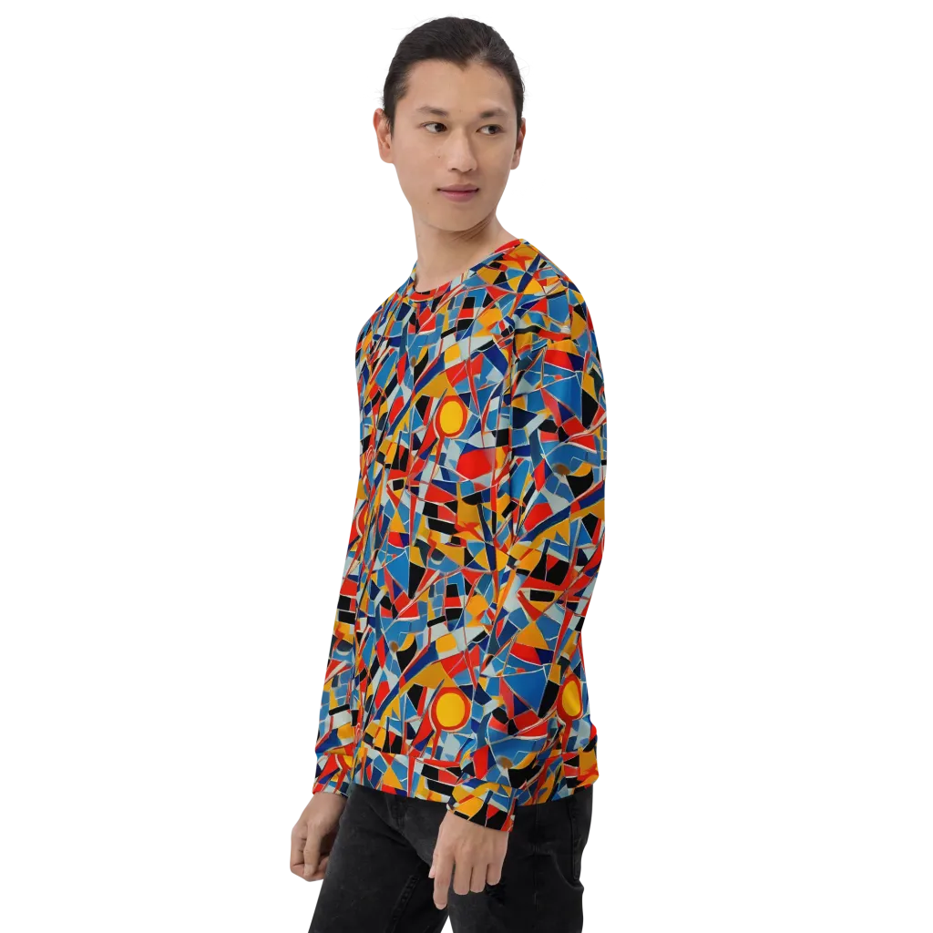 Abstract Mingle on Sweatshirt — Left Front