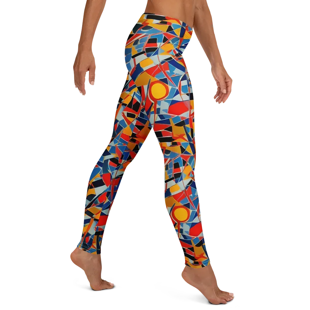 Abstract Mingle on Leggings — Right