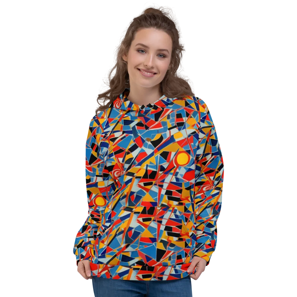 Abstract Mingle on Hoodie — Front
