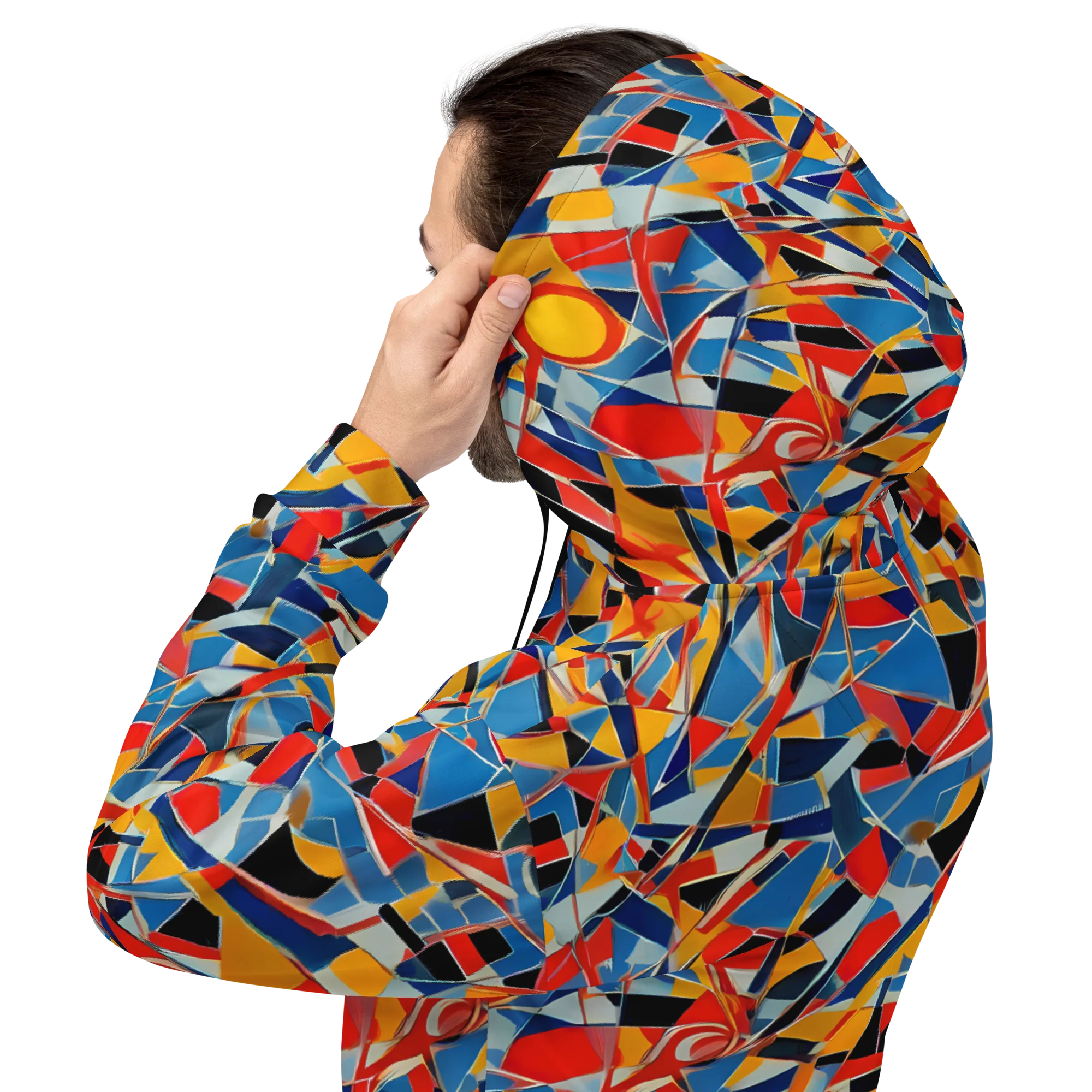 Abstract Mingle on Hoodie — Back