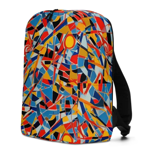 Abstract Mingle on a Minimalist Backpack