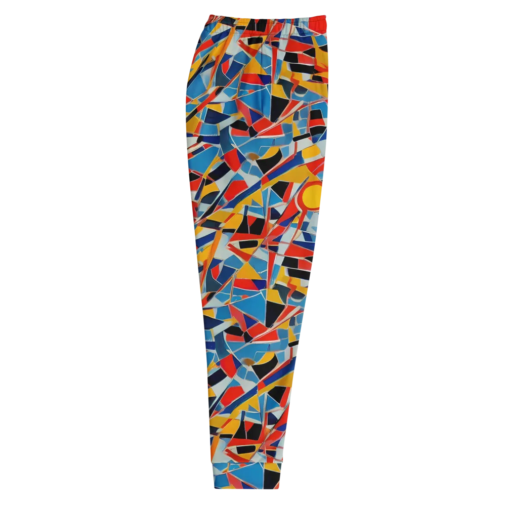 Abstract Mingle on Men's Joggers — Right