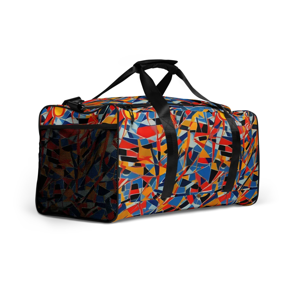 Abstract Mingle on Duffle Bag — Right Front