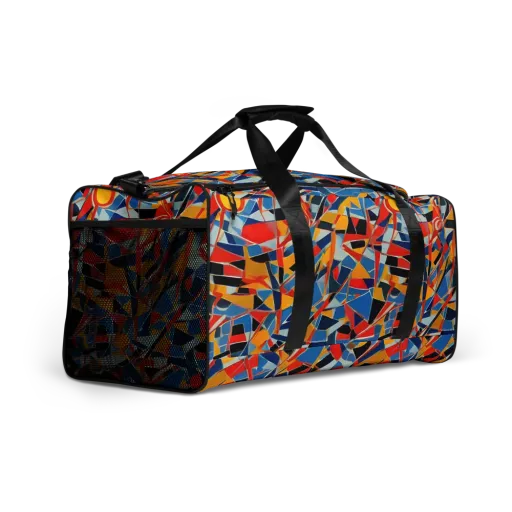 Abstract Mingle on a Duffle Bag