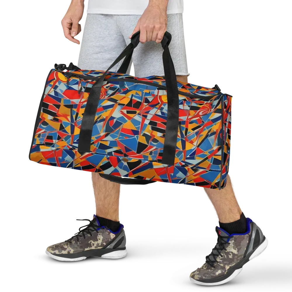 Abstract Mingle on Duffle Bag — Front