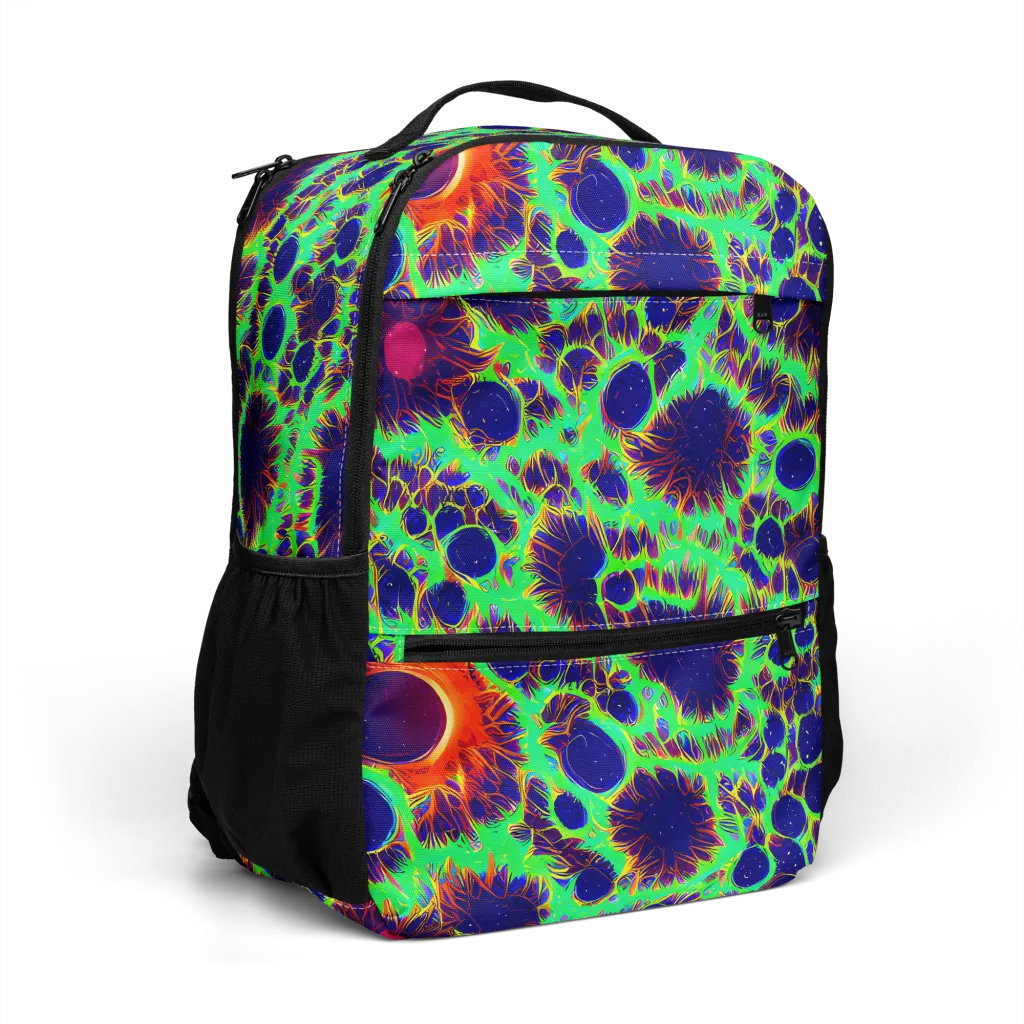 Neon Bloomfield on Utility Backpack — Right Front