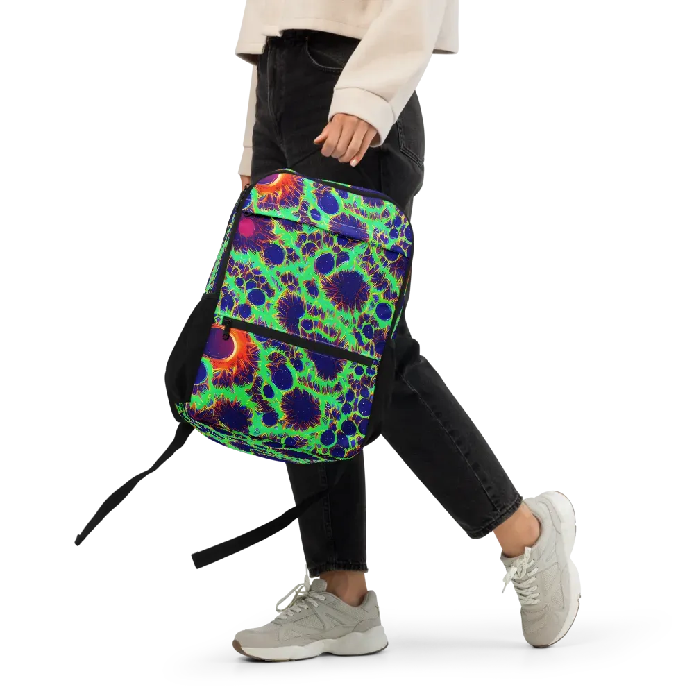 Neon Bloomfield on Utility Backpack — Front