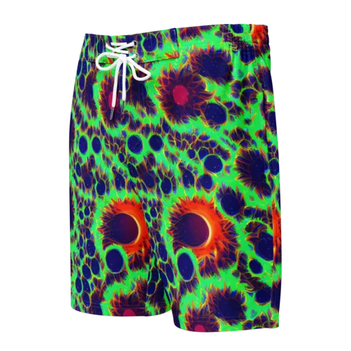 Neon Bloomfield on a Men's Board Shorts