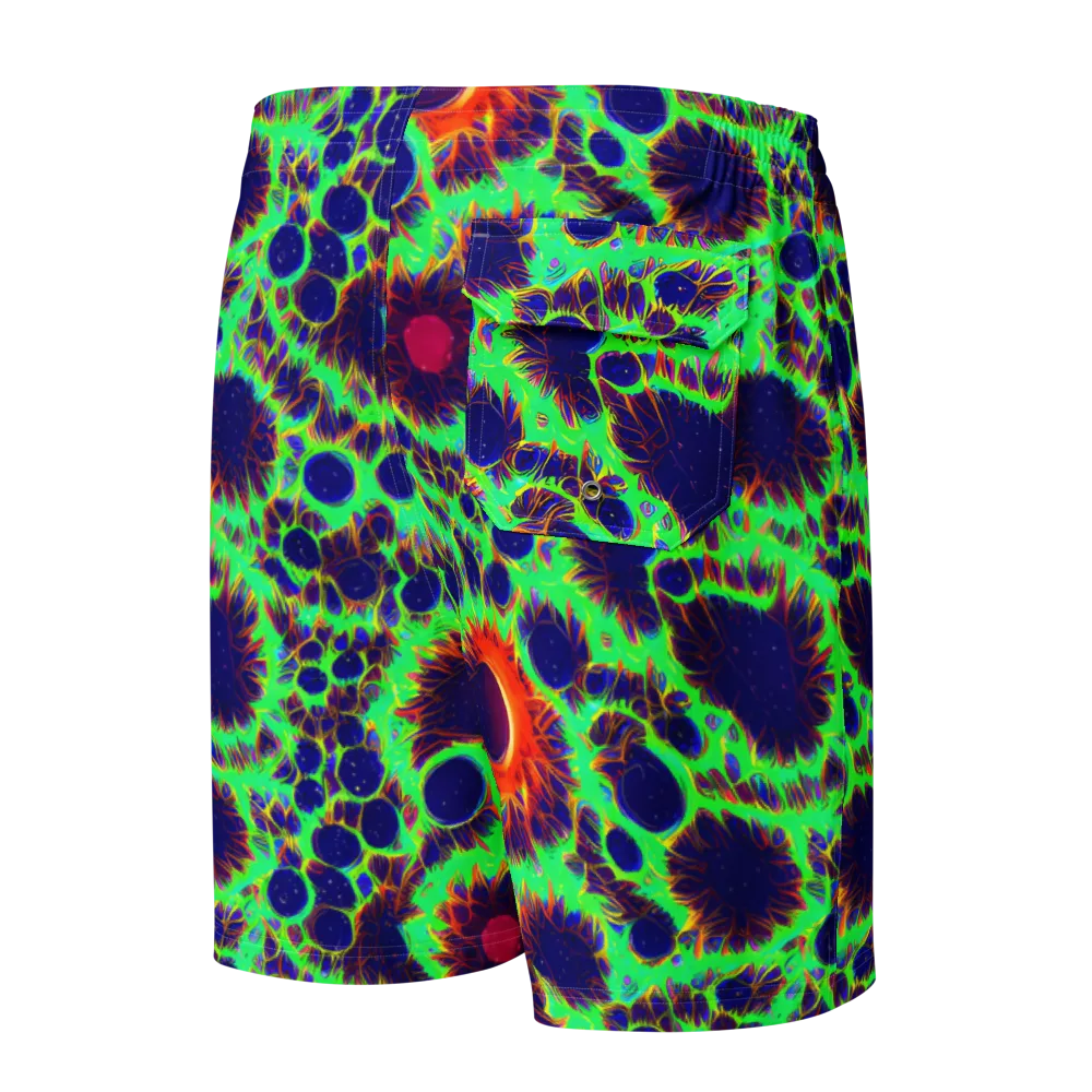 Neon Bloomfield on Men's Board Shorts — Back