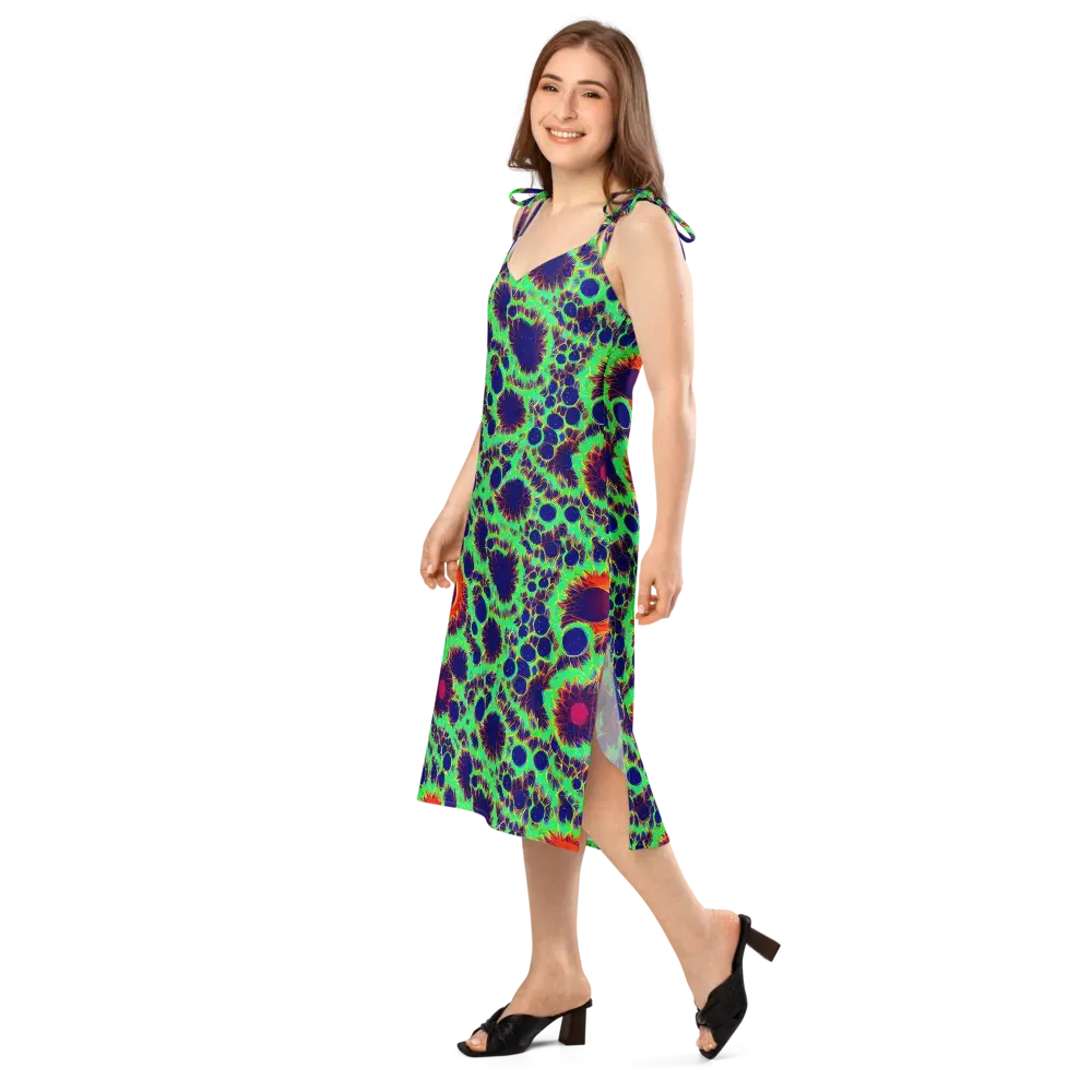 Neon Bloomfield on Slip Dress — Left Front