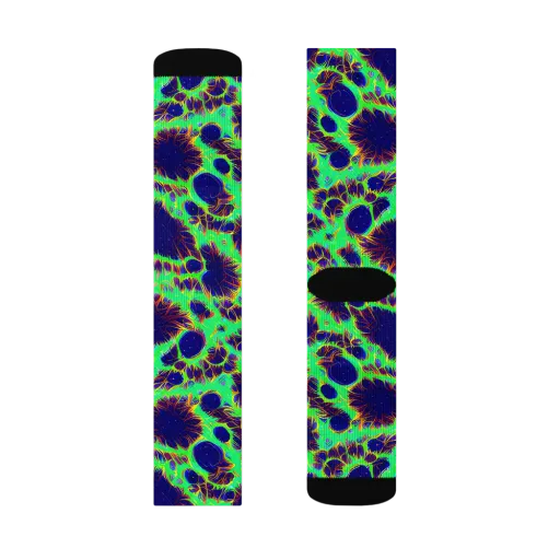 Neon Bloomfield on a Socks