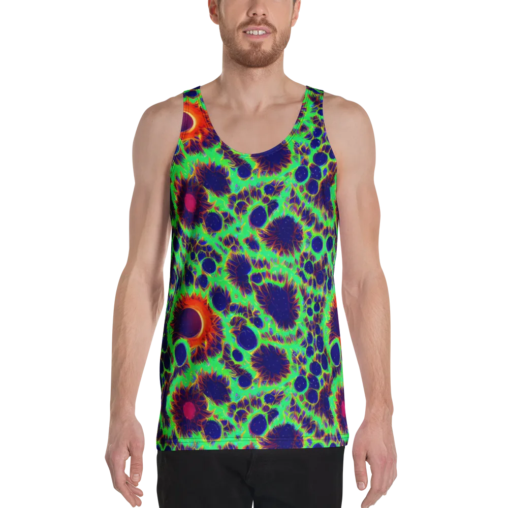 Neon Bloomfield on Men's Tank Top — Front
