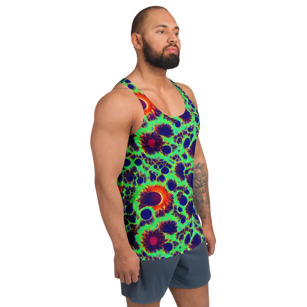 Neon Bloomfield on Men's Tank Top — Right Front