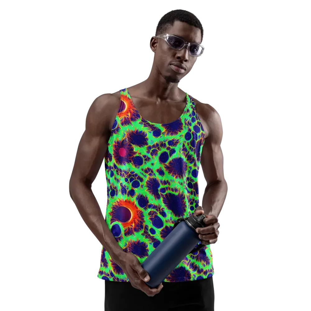 Neon Bloomfield on Men's Tank Top — Front
