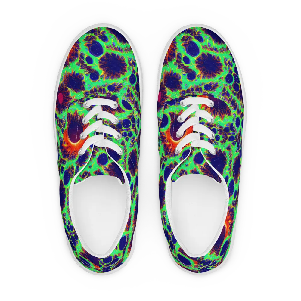 Neon Bloomfield on Men's Lace-Up Canvas Shoes — Front