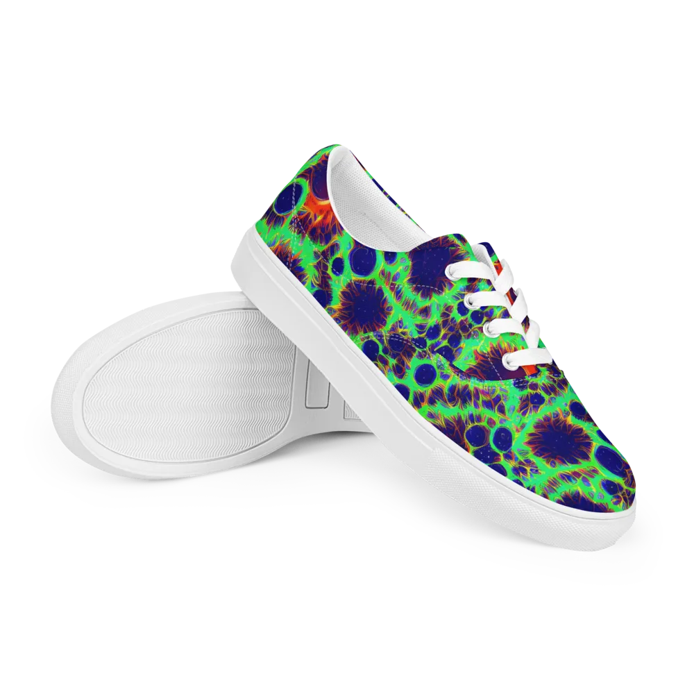 Neon Bloomfield on Men's Lace-Up Canvas Shoes — Right Front