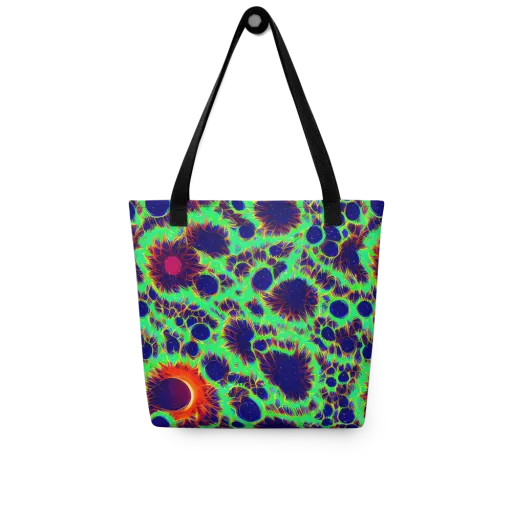 Neon Bloomfield on a Tote Bag