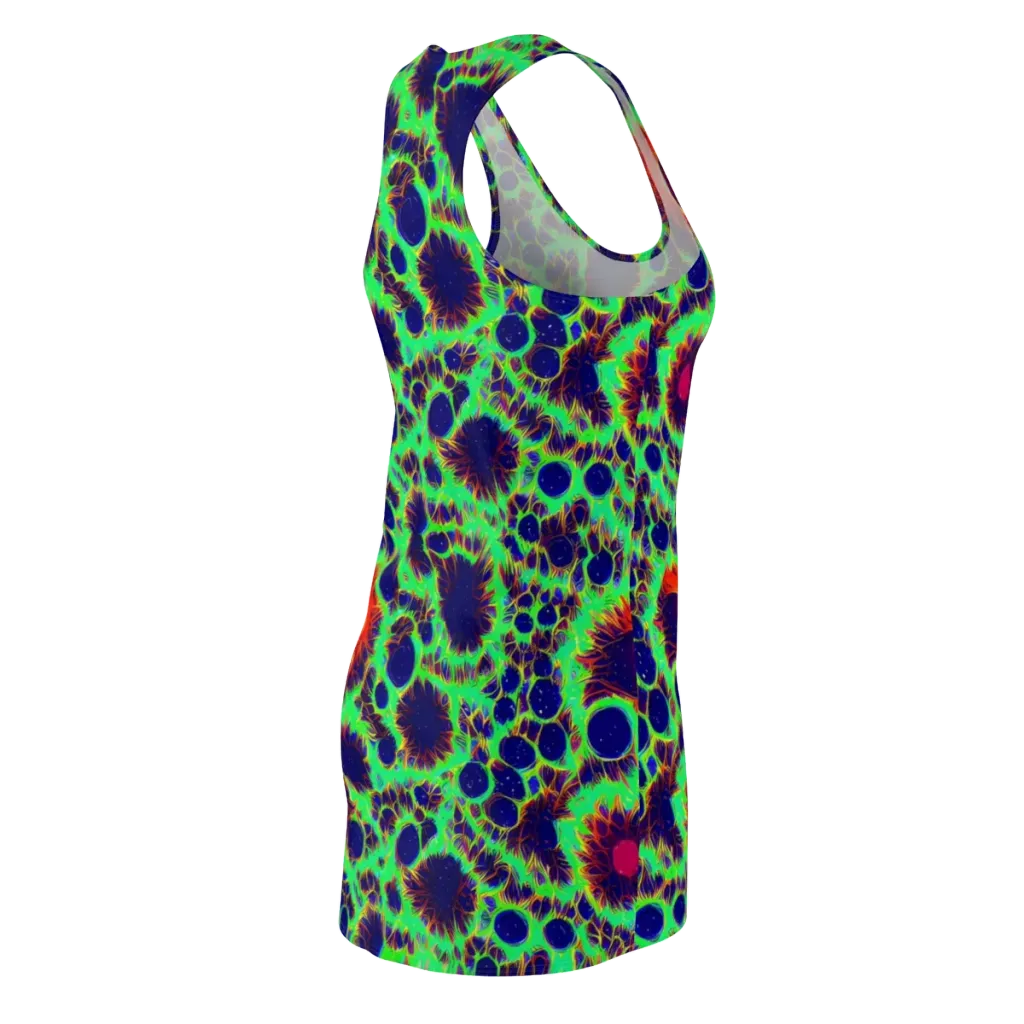 Neon Bloomfield on Racerback Dress — Back Side