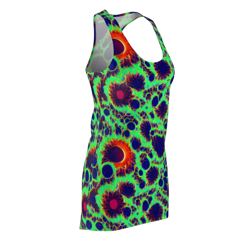 Neon Bloomfield on Racerback Dress — Front Side