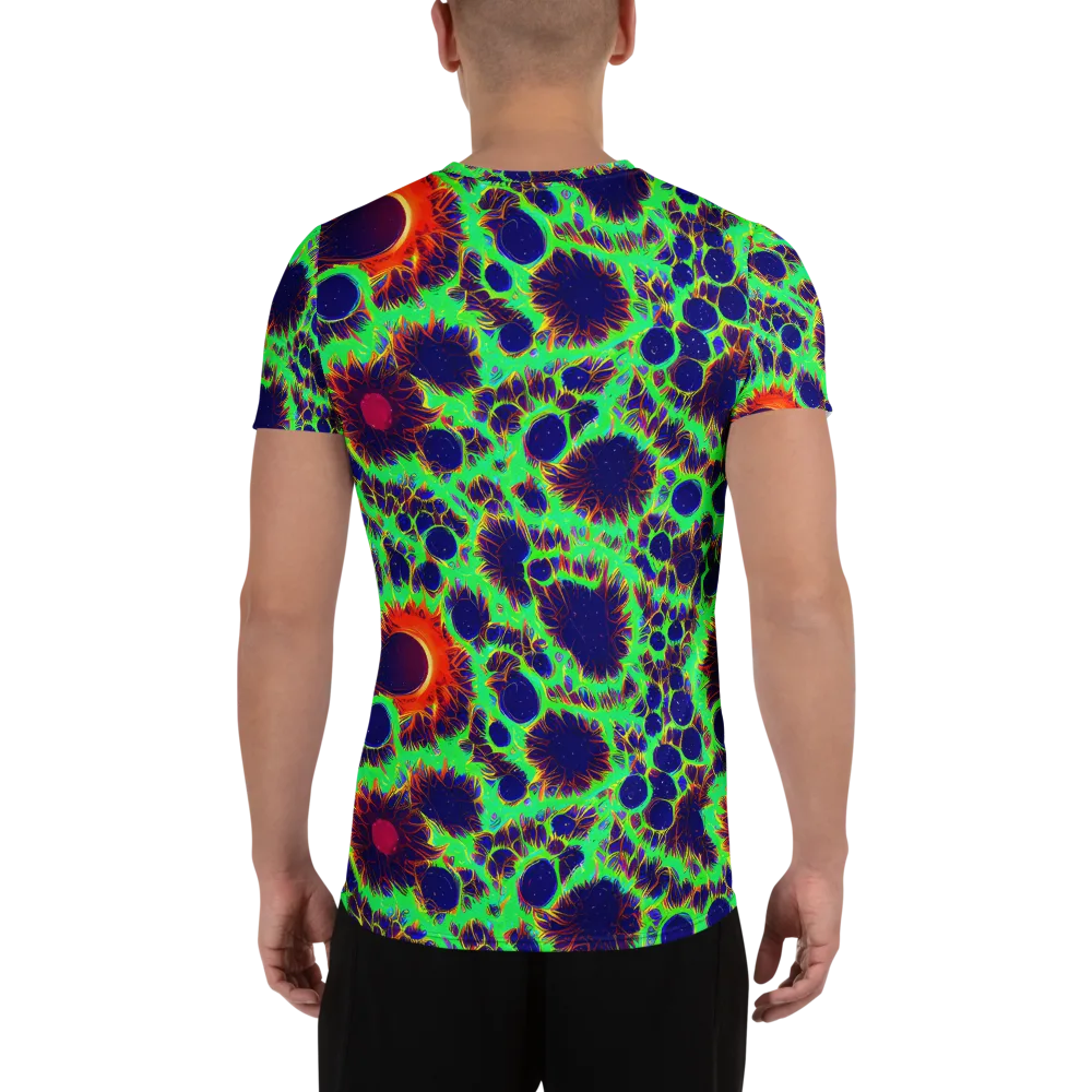 Neon Bloomfield on Men's Athletic T-Shirt — Back