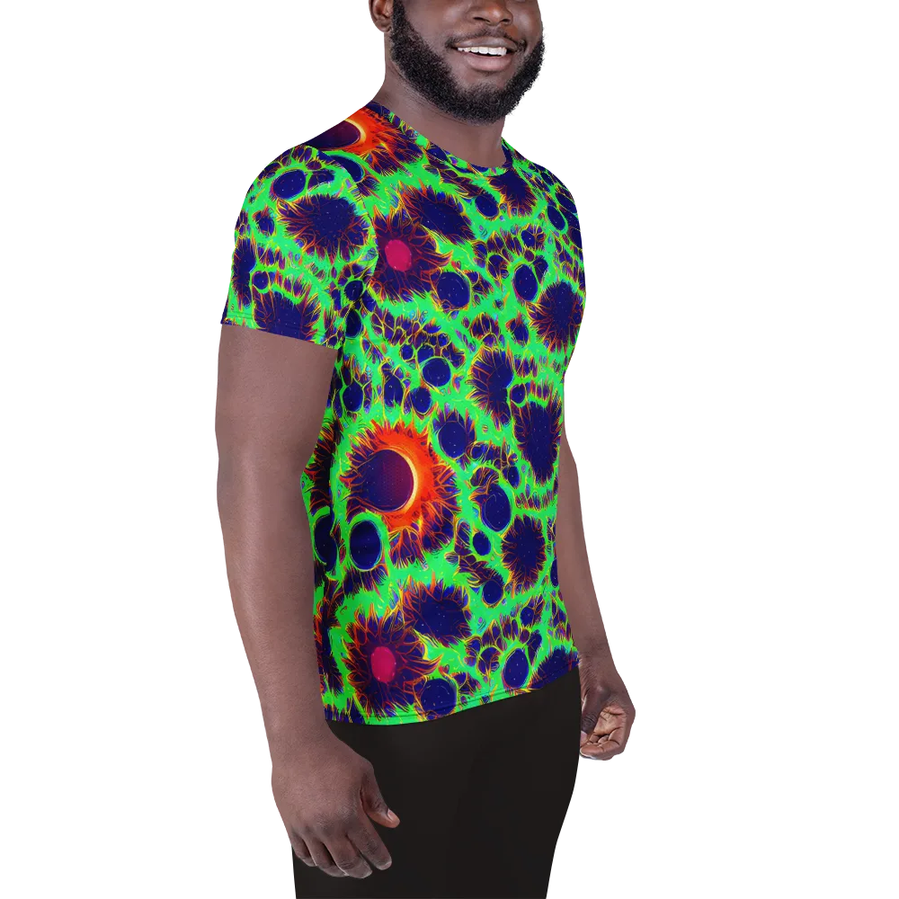 Neon Bloomfield on Men's Athletic T-Shirt — Right