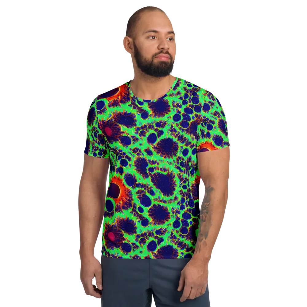 Neon Bloomfield on Men's Athletic T-Shirt — Front