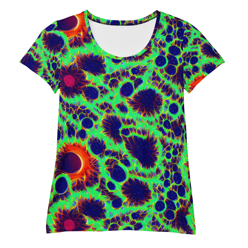 Neon Bloomfield on Women's Athletic T-Shirt — Front