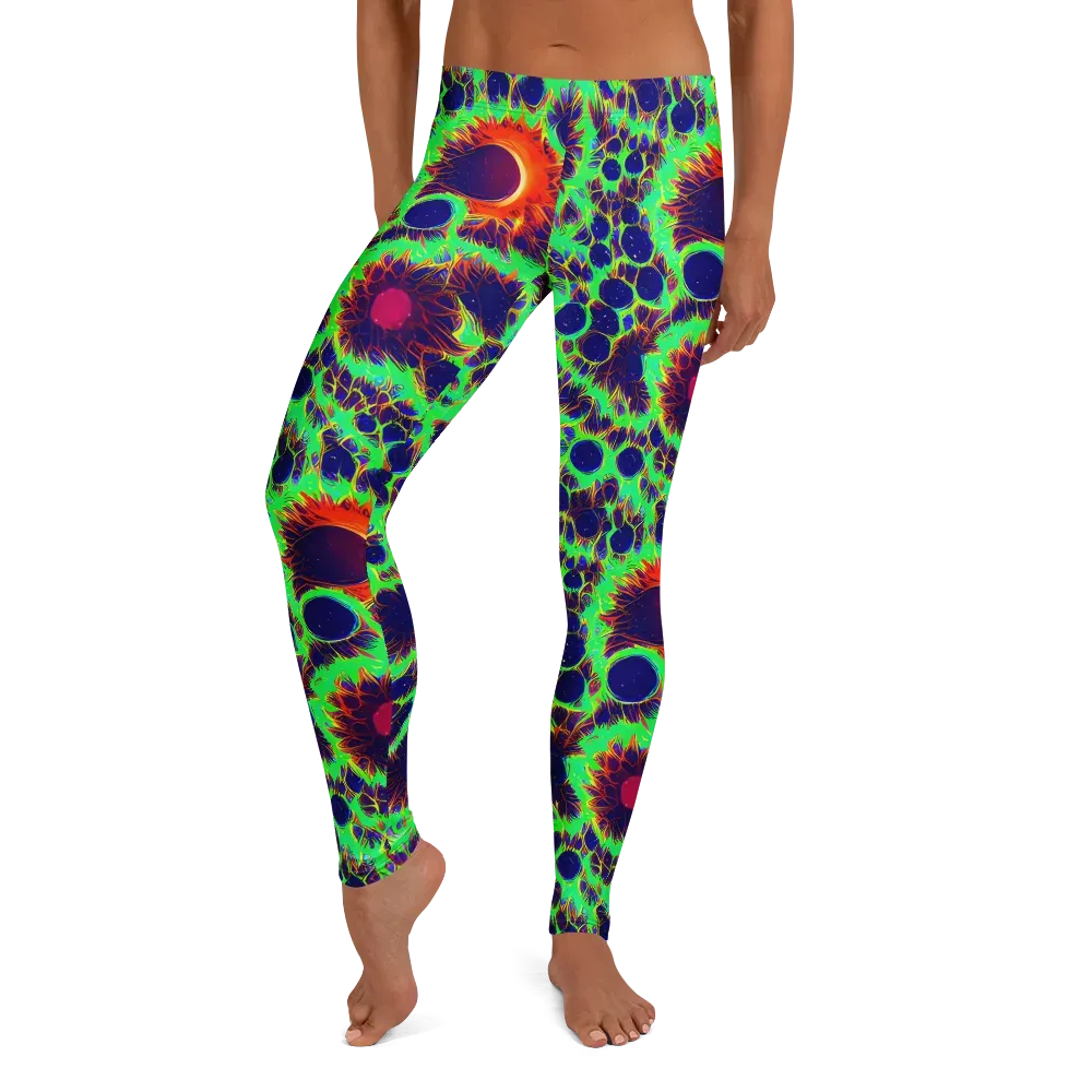Neon Bloomfield on Leggings — Front