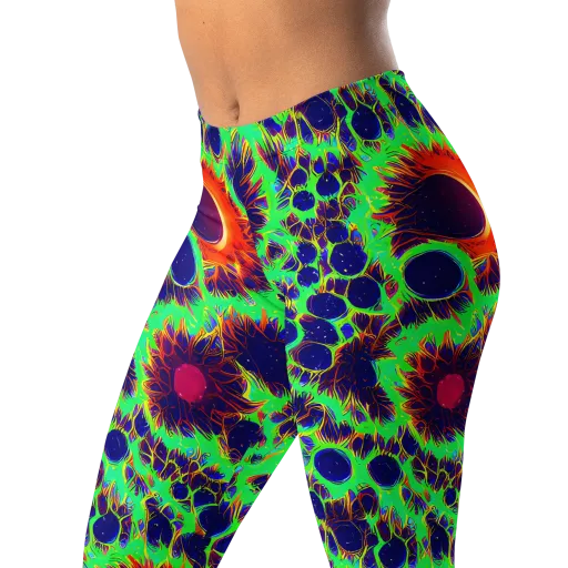 Neon Bloomfield on a Leggings