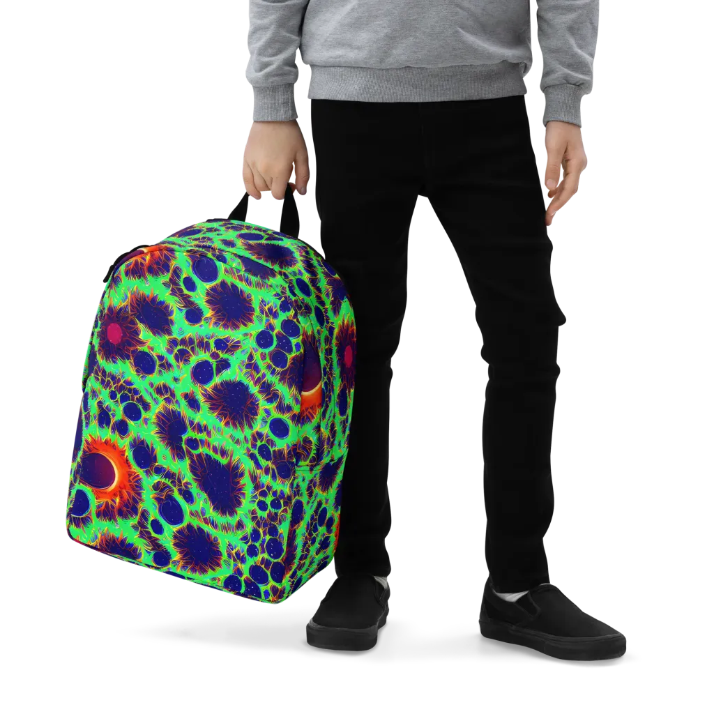 Neon Bloomfield on Minimalist Backpack — Zoomed-in