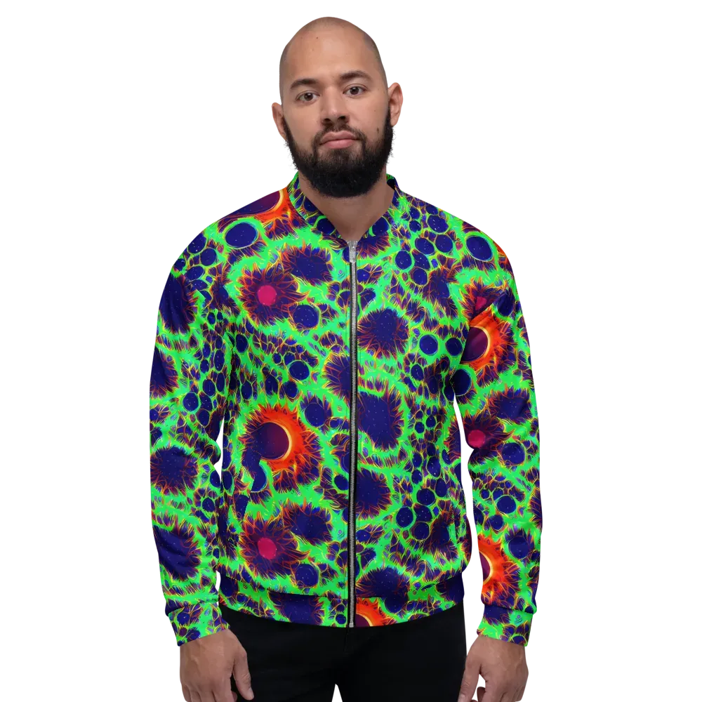 Neon Bloomfield on Bomber Jacket — Front