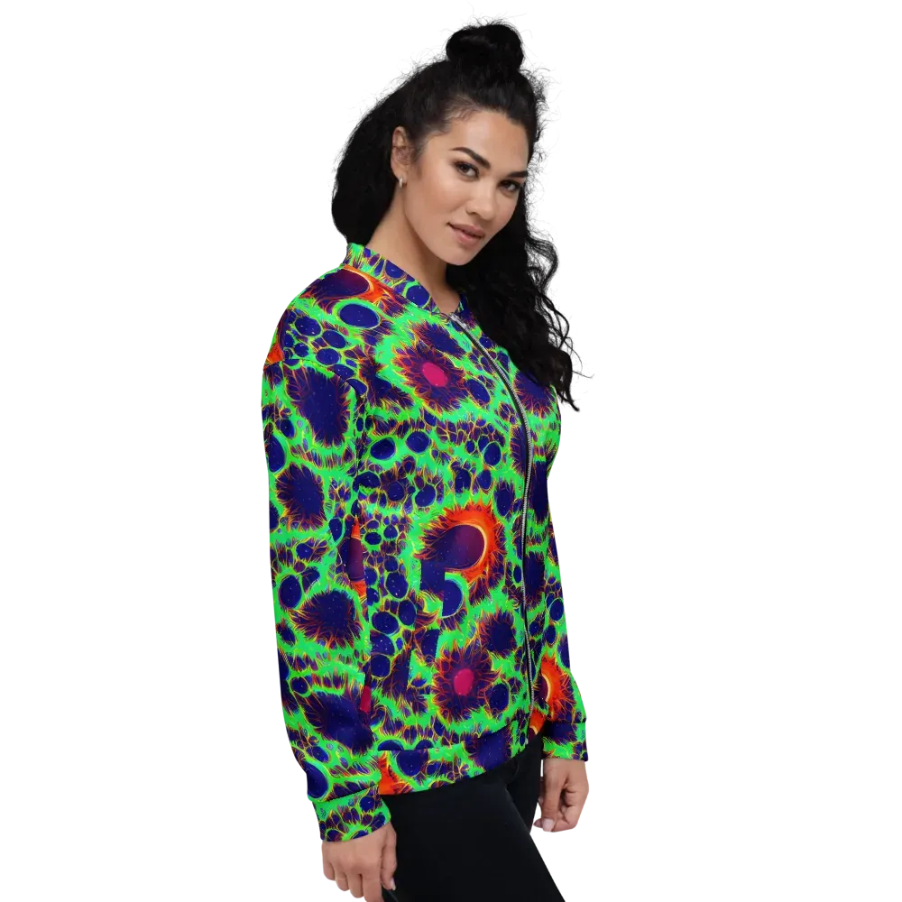 Neon Bloomfield on Bomber Jacket — Right