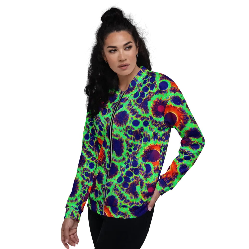 Neon Bloomfield on Bomber Jacket — Left