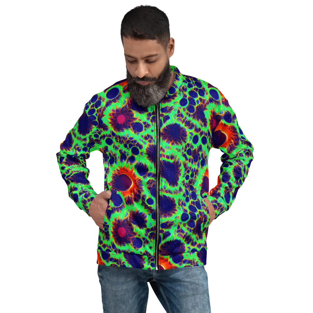 Neon Bloomfield on Bomber Jacket — Front