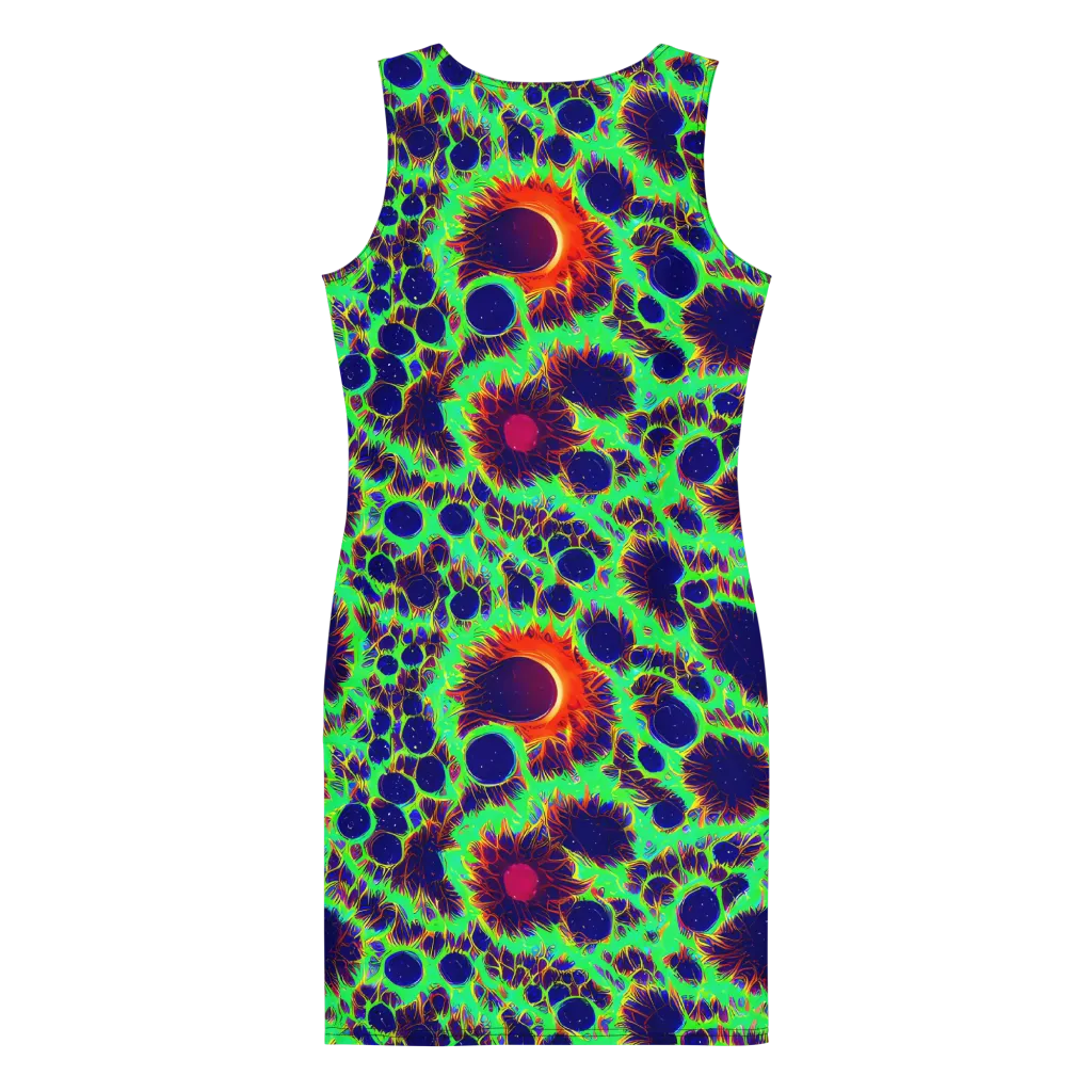Neon Bloomfield on Bodycon Dress — Back
