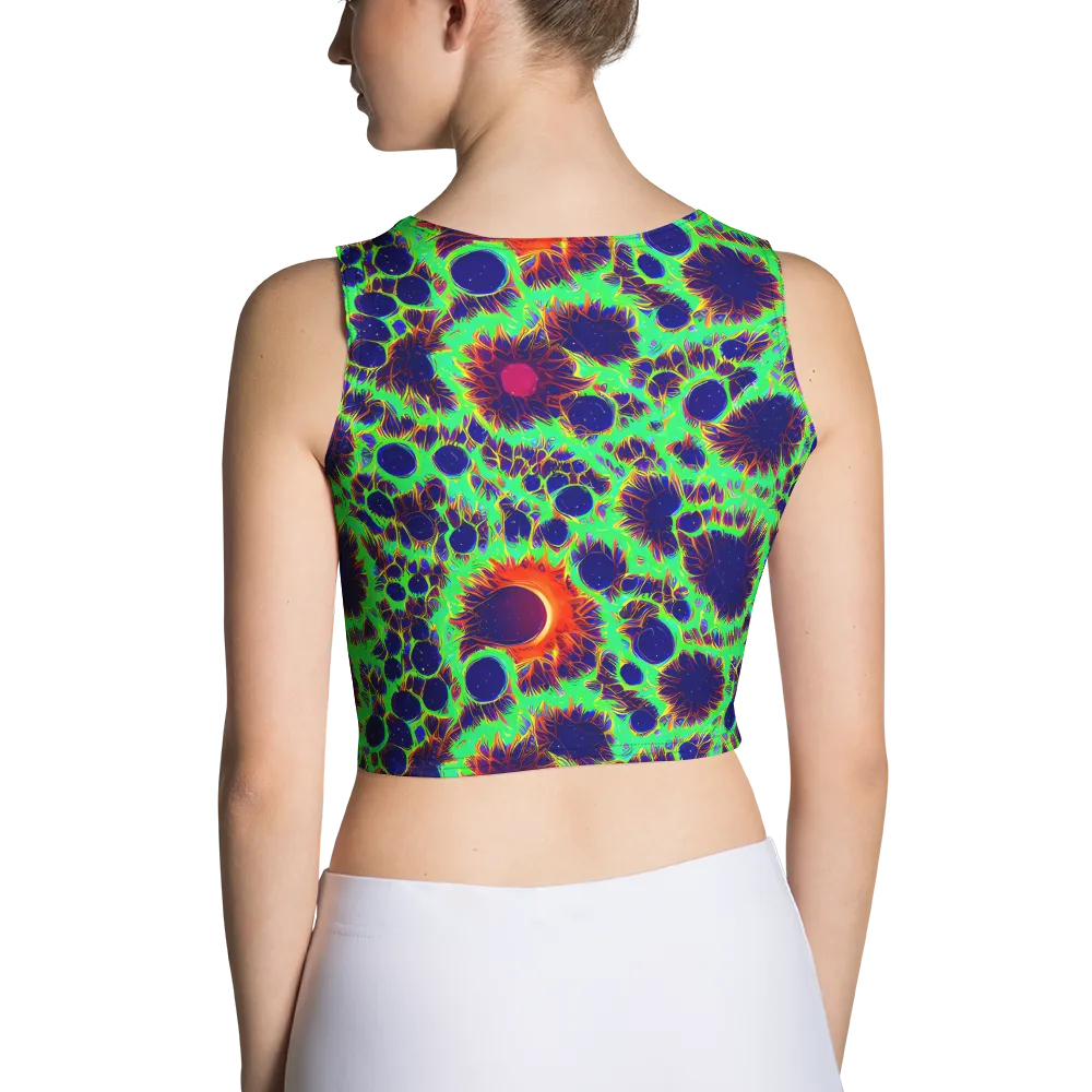 Neon Bloomfield on Crop Top — Back