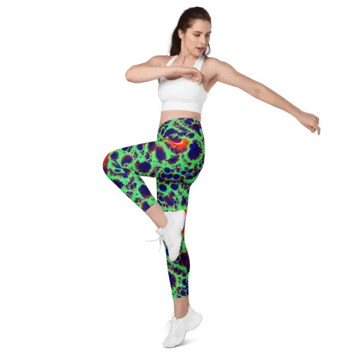 Neon Bloomfield on a Leggings with Pockets